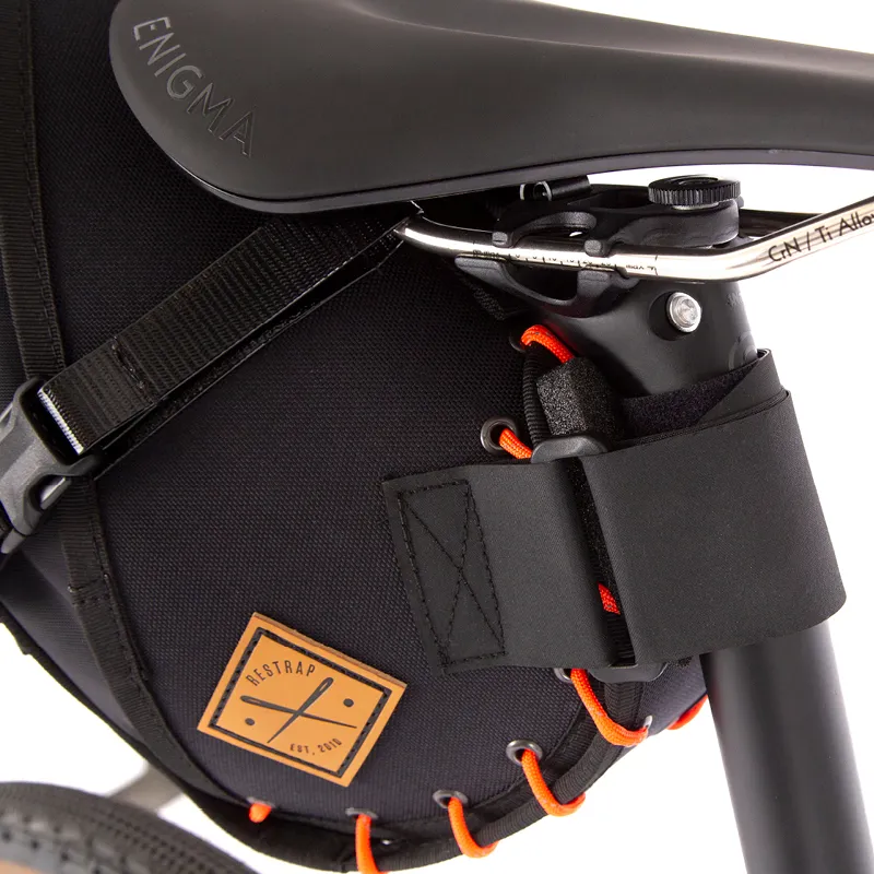 Restrap Saddle Bag - Black or Orange-6